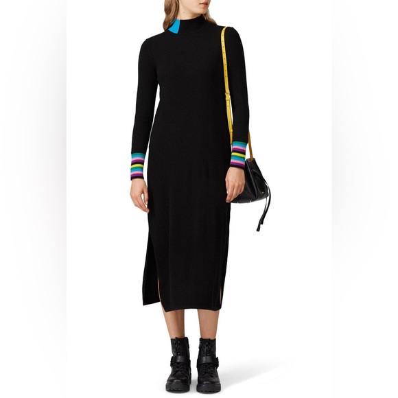 Chinti & Parker Black Bloomsbury Sweater Dress Size XS $595 - Picture 1 of 8